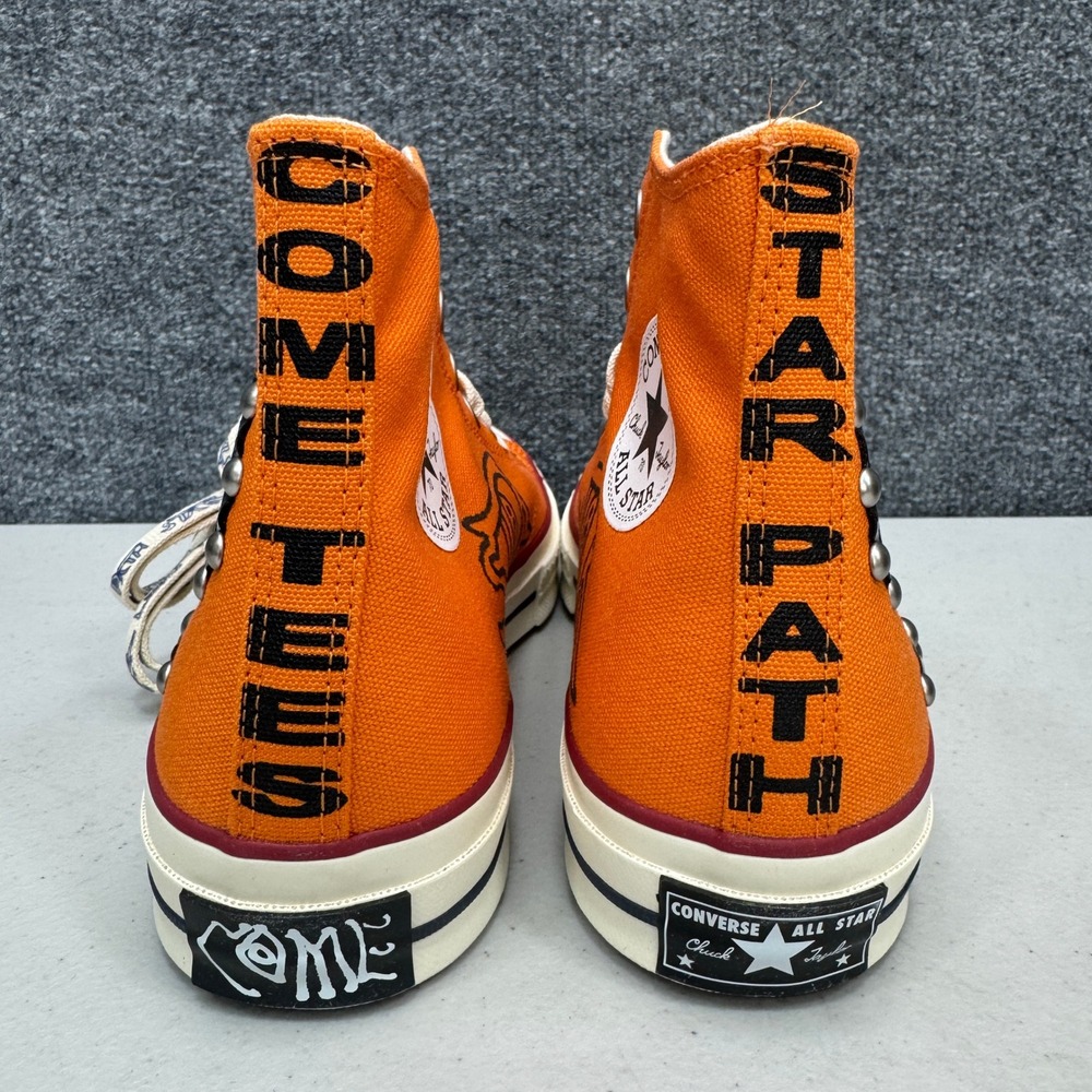Converse Chuck 70 Hi Come Tees Unisex Mens10/Womens12 Sun Orange High Top - Picture 8 of 12